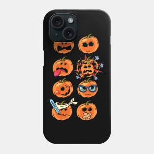 Halloween emojis Phone Case