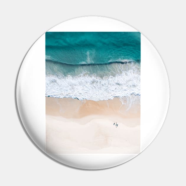 Blue Ocean Waves Pin by iconking