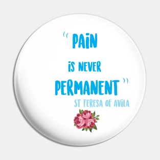 Cita Santa Teresa de Avila Pin