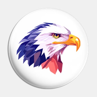 Eagle Bird Animal Freedom World Wildlife Wonder Vector Graphic Pin