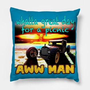 Great Day for an Atomic Picnic Pillow