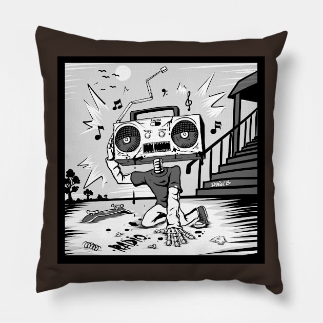 Radio Pillow by sk8rDan