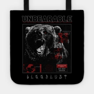 Unbearable Bloodlust Vintage Metal Tote