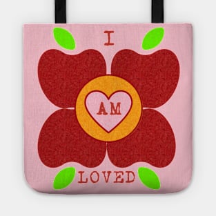 I Am Loved Fruit Flowers Tote