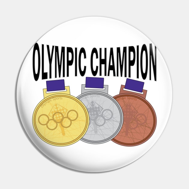 Olympic Champion Pin by GilbertoMS