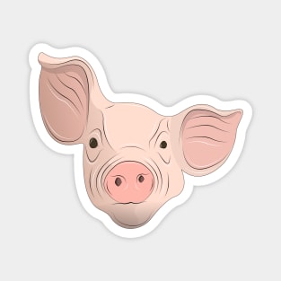 cute pig face Magnet