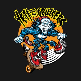 Yeti and the Cruisers Skateboarder T-Shirt