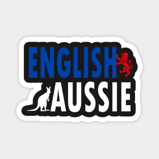 English Aussie (for dark backgrounds) Magnet