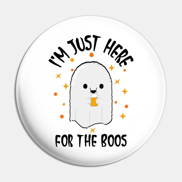 I'm Just Here For The Boos Pin by MONMON-75