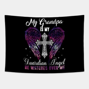 Grandpa Is Guardian Angel He Watches Over Me Tapestry