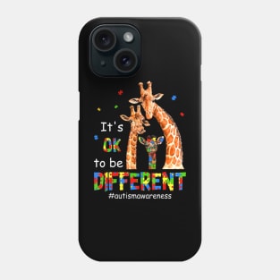 Autism Awareness Teacher Its Ok To Be Different Phone Case