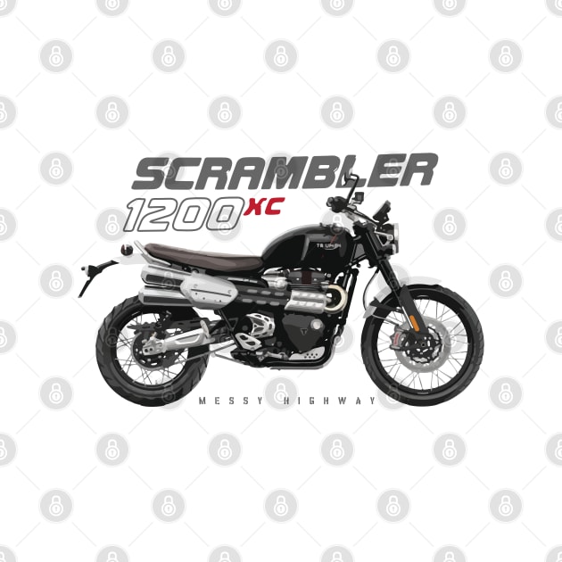 Triumph Scrambler 1200 XC 20 black, sl by MessyHighway