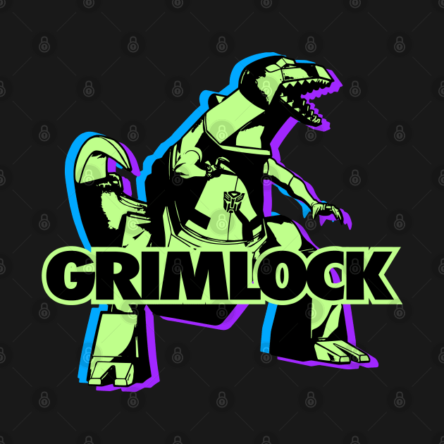 GRIMLOCK : Transformers GEN 1 - tri color by ROBZILLA