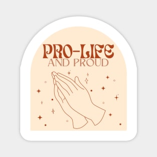 pro-life trendy neutral boho aesthetic- march for life Magnet