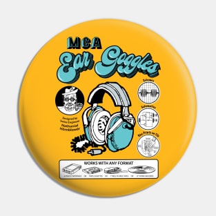 MCA Ear Goggles Pin