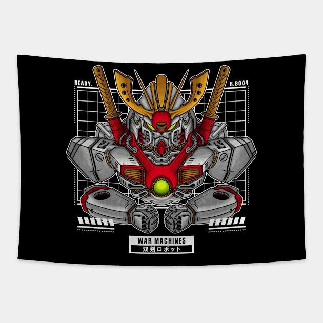 WAR MACHINES Tapestry by DMD Art Studio