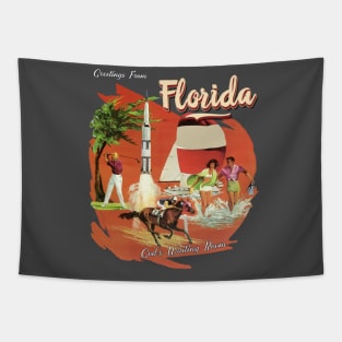 Florida God's Waiting Room Tapestry