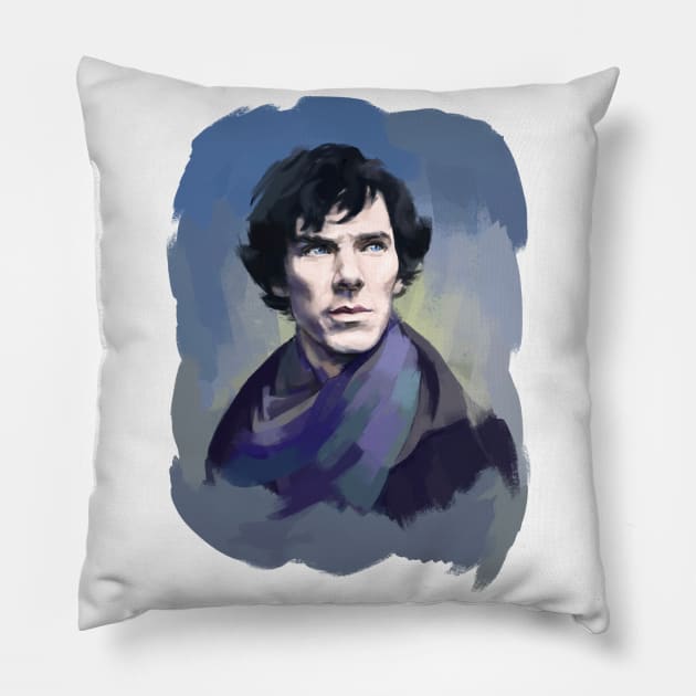 Sherlock Pillow by ashmidt