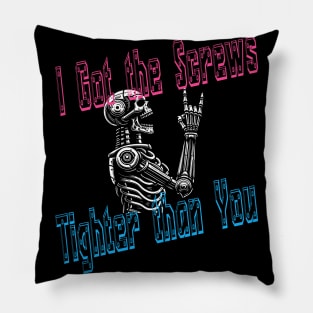 Mecha Skeleton Rocks! Pillow