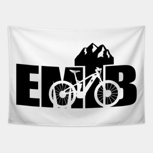 Downhill Biking Mountainbike EMTB E-MTB Gift Bike Tapestry