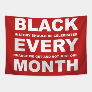 Black Every Month - Black History Month Tapestry