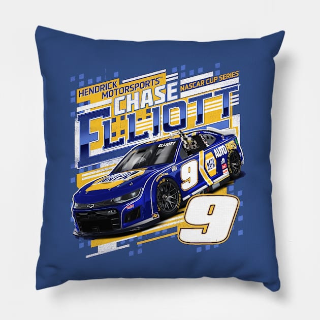 Chase Elliott NAPA Draft Pillow by ganisfarhan