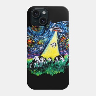 van Gogh Was Never Abducted with border Phone Case