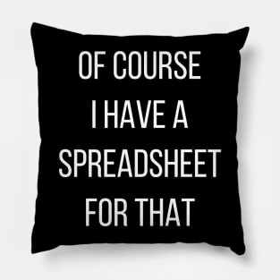 Funny Actuary Slogan Gift Pillow