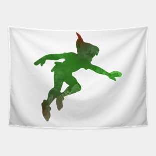 Boy Inspired Silhouette Tapestry