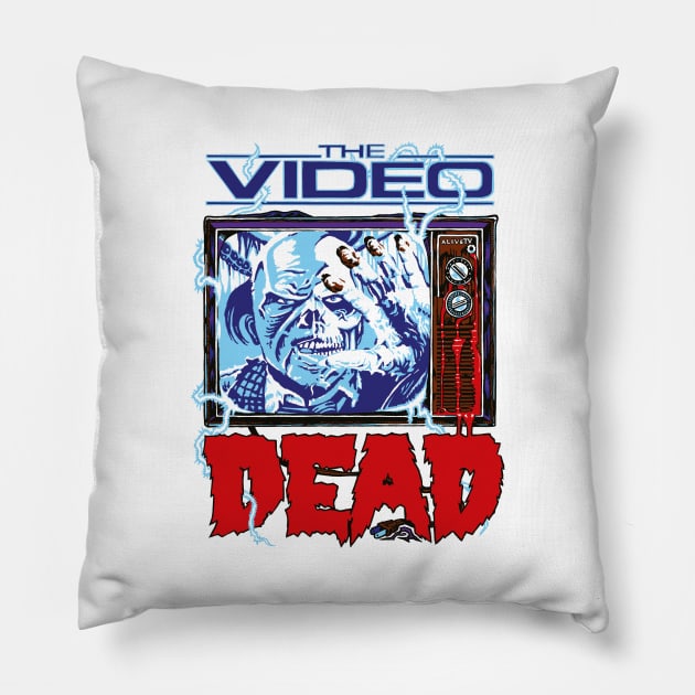 Video Dead v2 Pillow by SerhiyKrykun