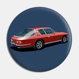 Jensen Interceptor III in red Pin