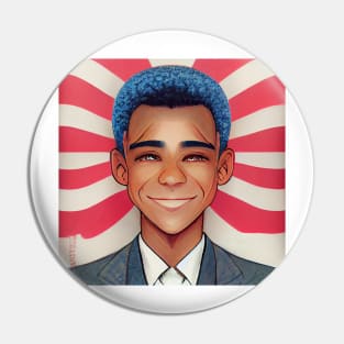 Barack Obama | President of the United States | Manga style Pin