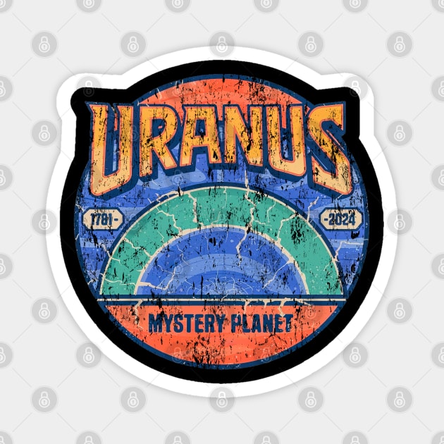 Uranus: The Tilted Ice Giant of Space Magnet by Steve