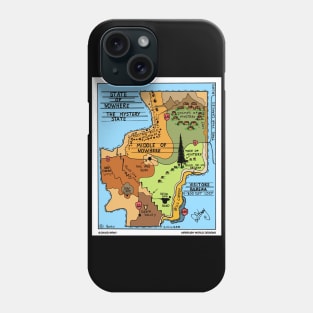 The State Of Nowhere Funny Geography Novelty Gift Phone Case