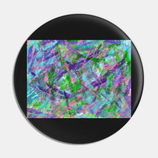 Spring Awakening: Abstract Painting Pin