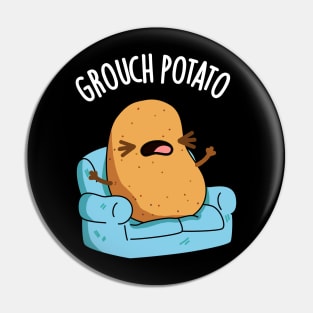 Grouch Potato Funny Veggie Puns Pin