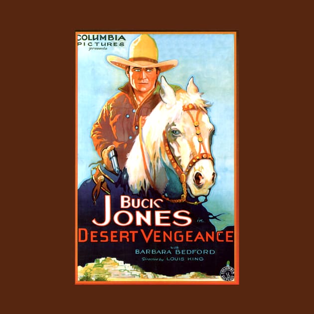 Classic Western Movie Poster - Desert Vengance by Starbase79