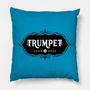 Trumpet Emblem Pillow