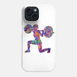 Weightlifter female Phone Case