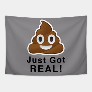 Poop Emoji Just Got Real Tapestry