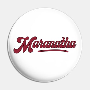 Maranatha Vintage Pin