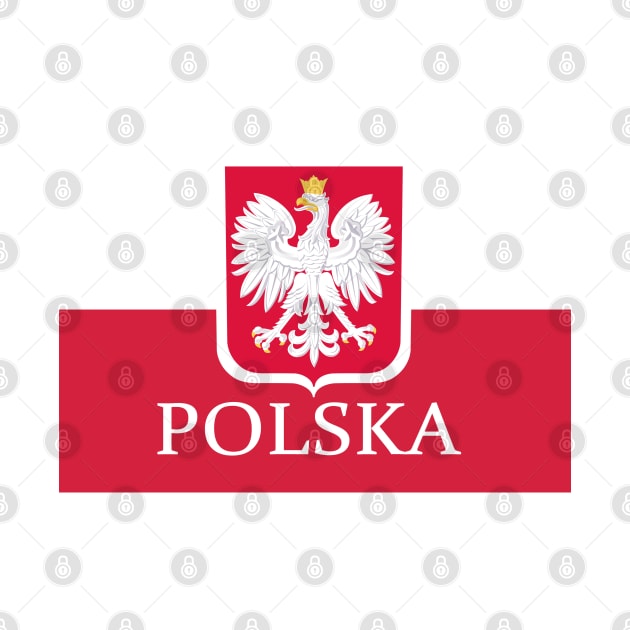 Polska Poland Polish Flag by E