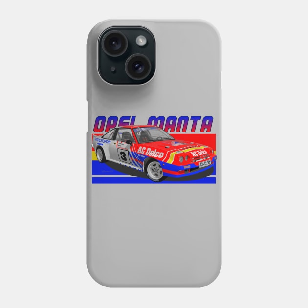 Opel Manta 400 Group B ACDelco Phone Case by PjesusArt