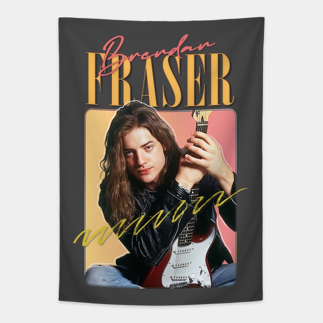 Brendan Fraser - - - 90s Aesthetic Fan Design Tapestry by DankFutura