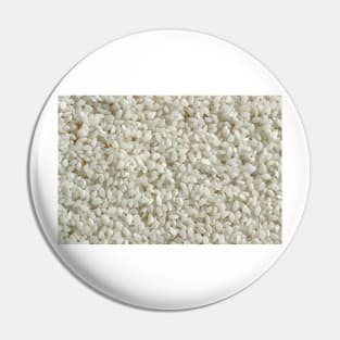 White Rice Pin