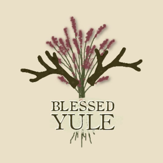 Blessed Yule - Herbs and Antlers by LochNestFarm