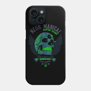 Neon Skull Army Warrior Phone Case