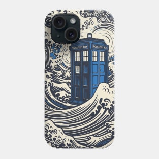 Kanagawa Tardis Phone Case