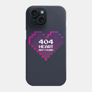 HEART NOT FOUND Phone Case