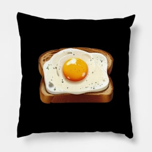 Egg Fried Sandwich Bread Toast Vintage Yummy Kawaii Coffee Japam Japanese Pillow